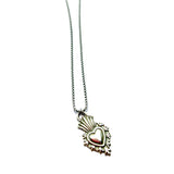 Collana Cuore Sacro Fiamma Small