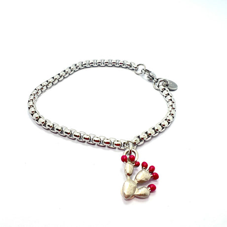 Bracciale Fico d'India Argento925 Fucsia