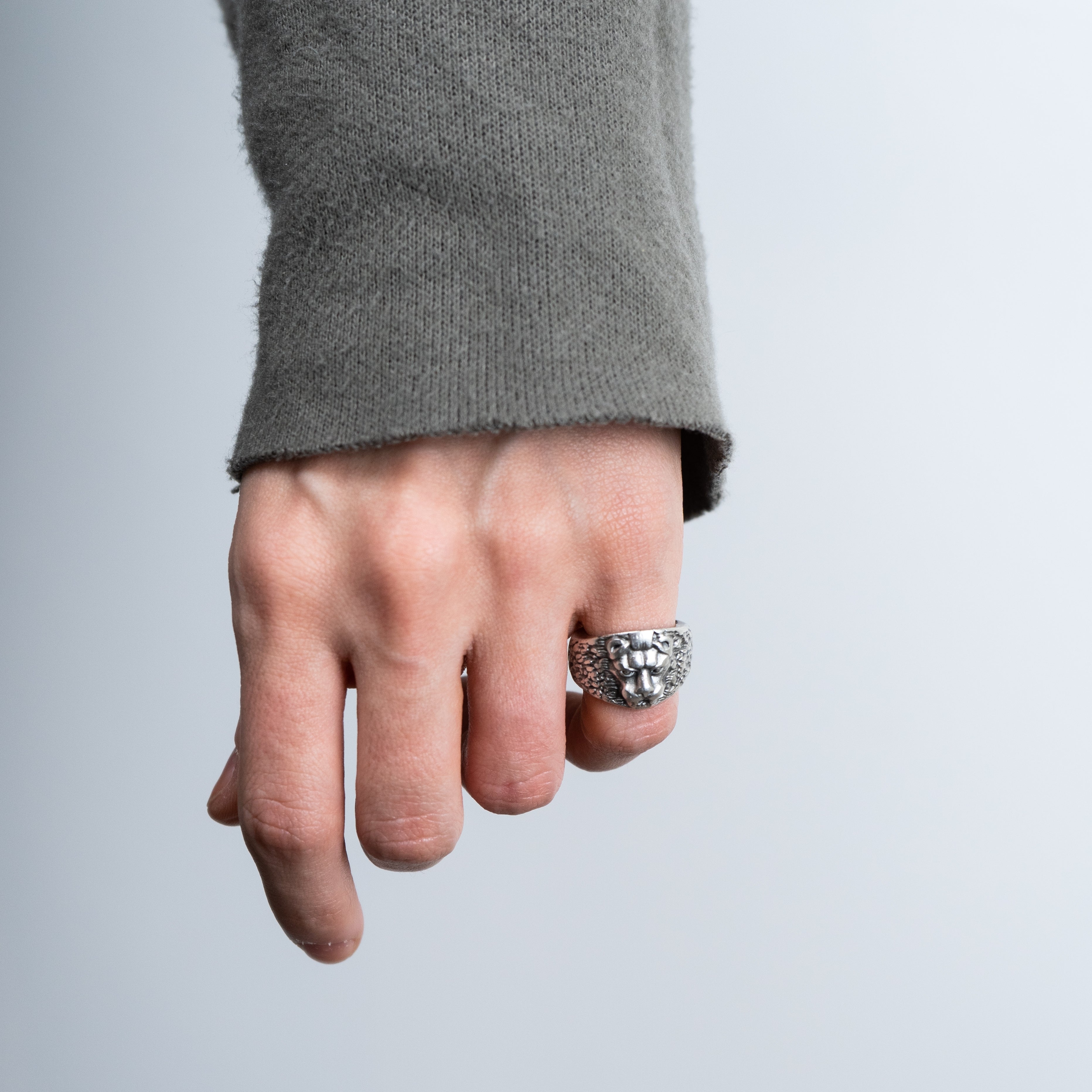 Anello leone gucci clearance