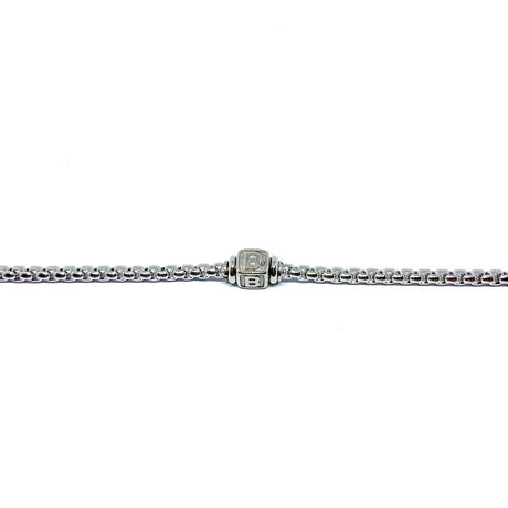 Bracciale Lettera Cubo acciaio inossidabile
