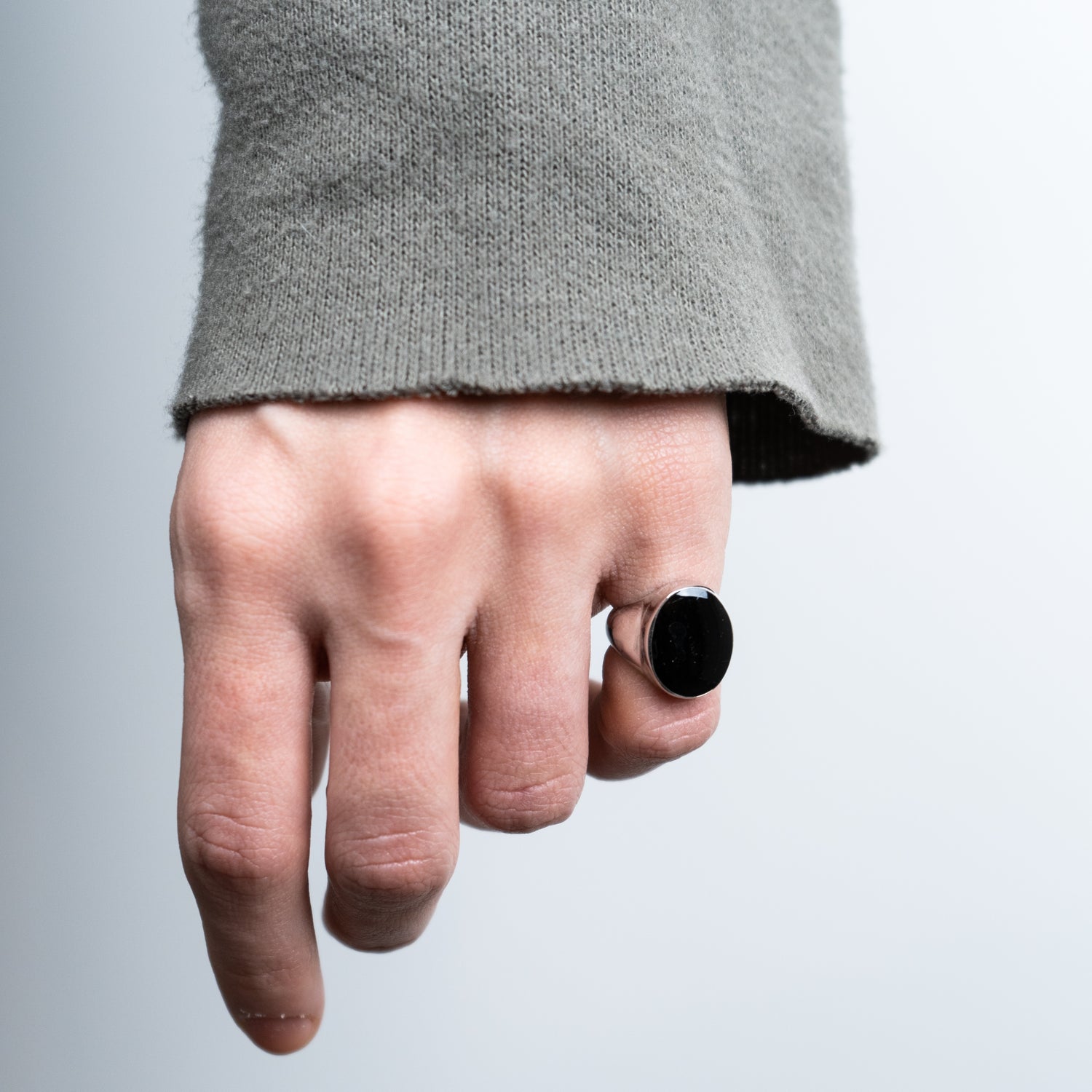 Anello Ovale Argento925 con smalto