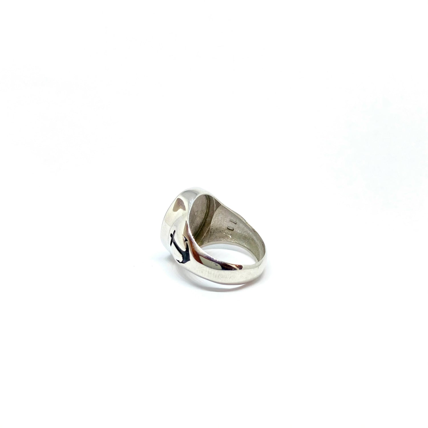 Anello Ovale Argento925 con smalto