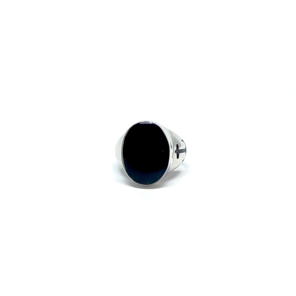 Anello Ovale Argento925 con smalto