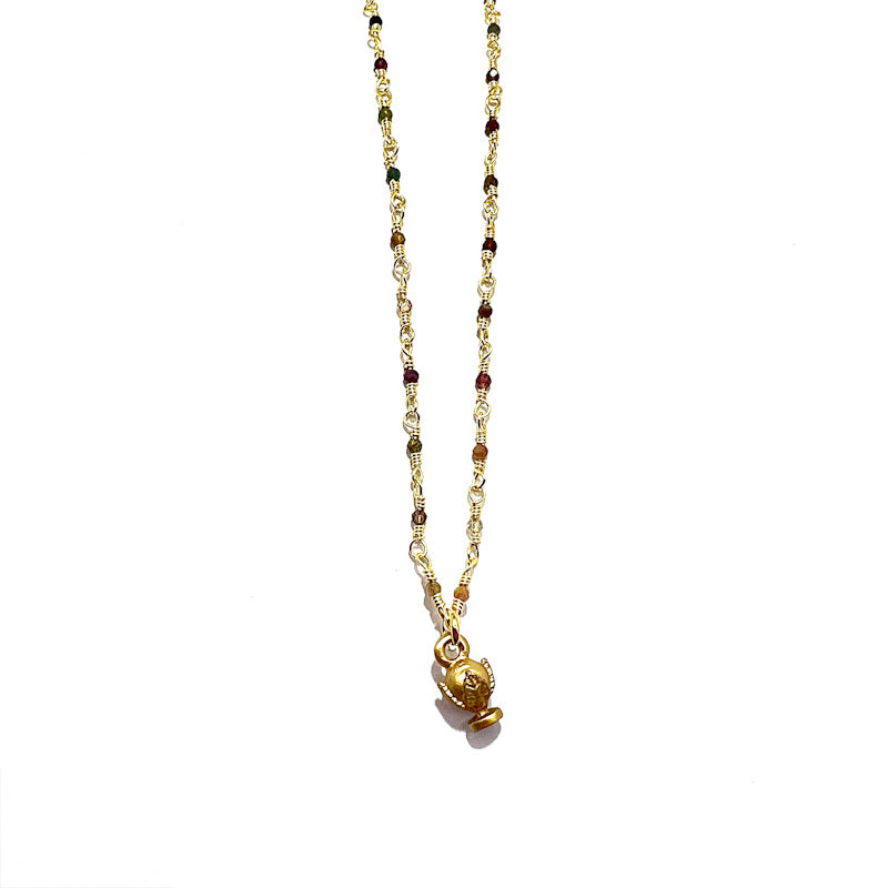 COLLANA ROSARIO TORMALINA