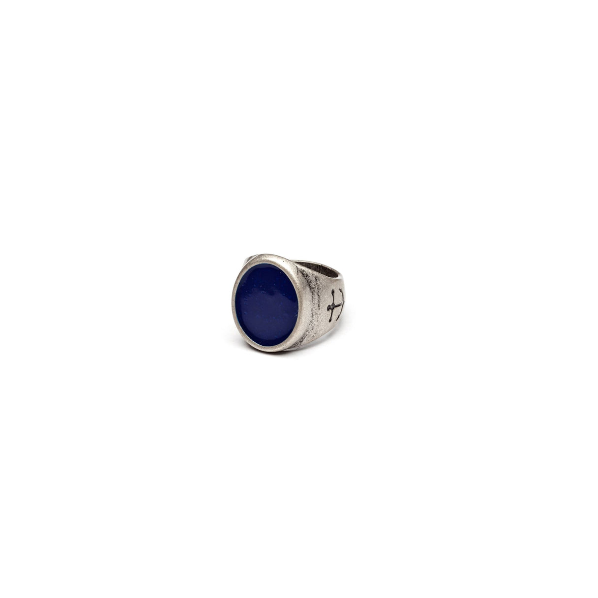 Anello Ovale Blue lucido