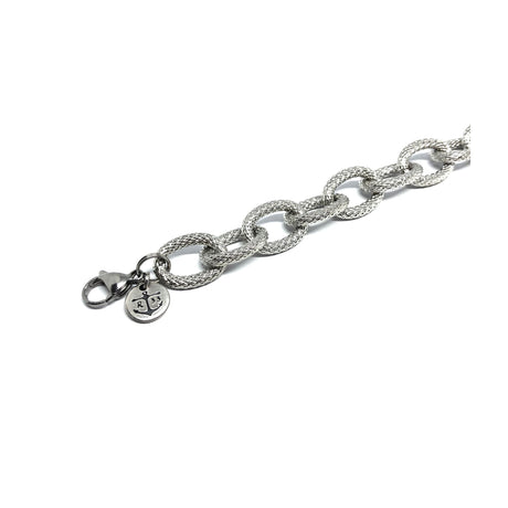 Bracciale Rolò martellato Acciaio