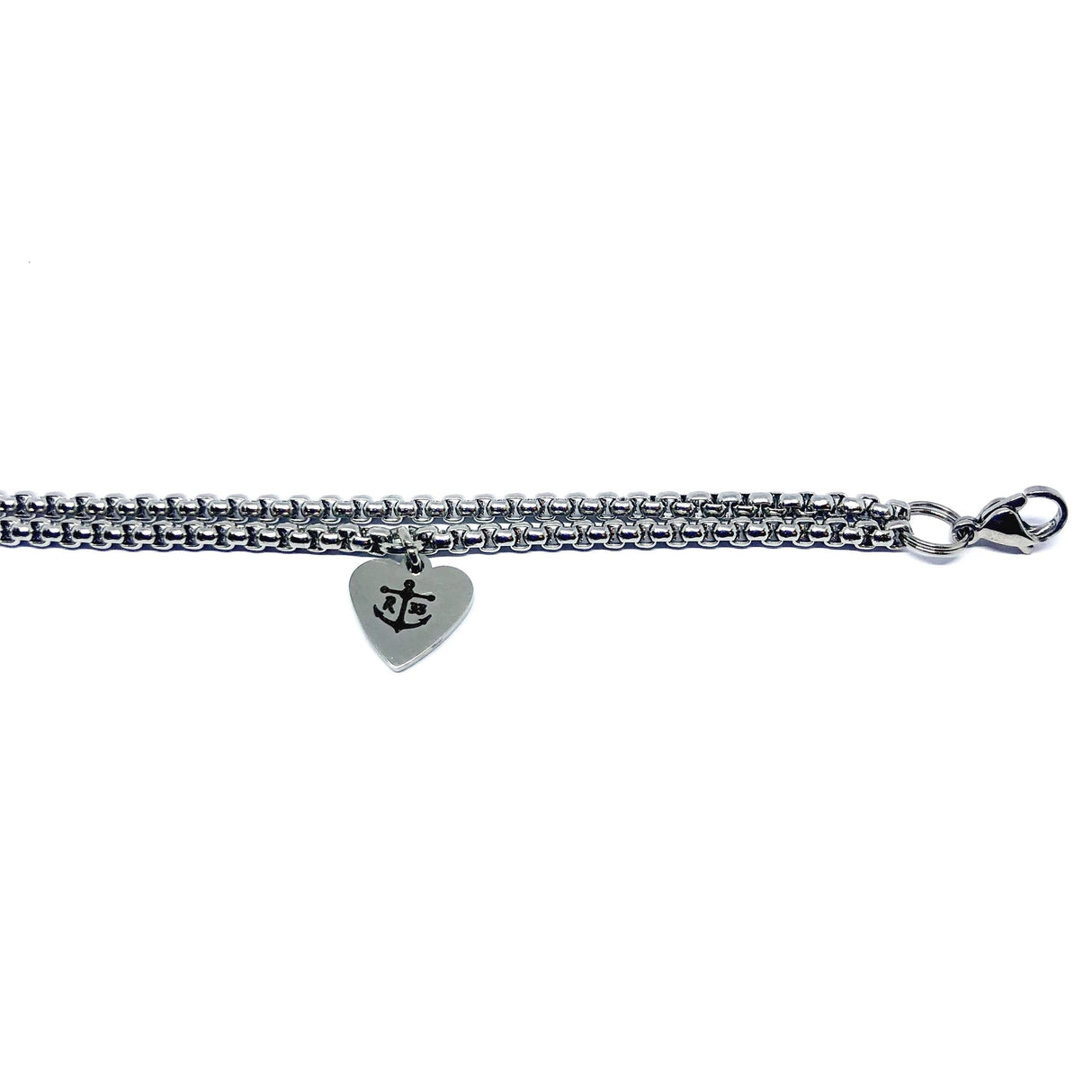 Bracciale Cuore Acciaio