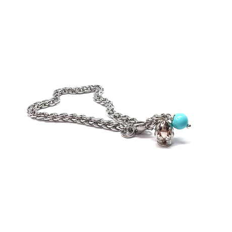 Bracciale Spiga Pumino Argento925 e Turchese