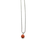 Collana Torcione Diaspro Rosso