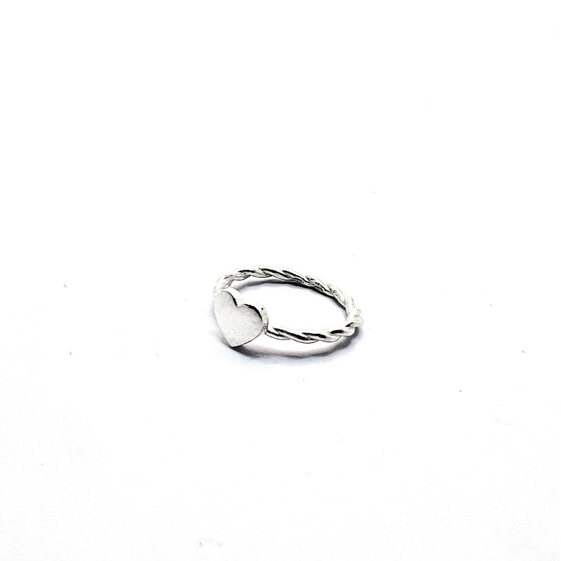 Anello Torcione Cuore Argento925