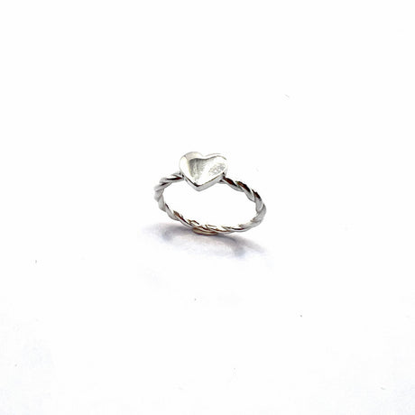 Anello Torcione Cuore Argento925