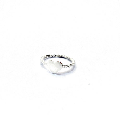 Anello Torcione Cuore Argento925