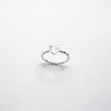 Anello Torcione Cuore Argento925