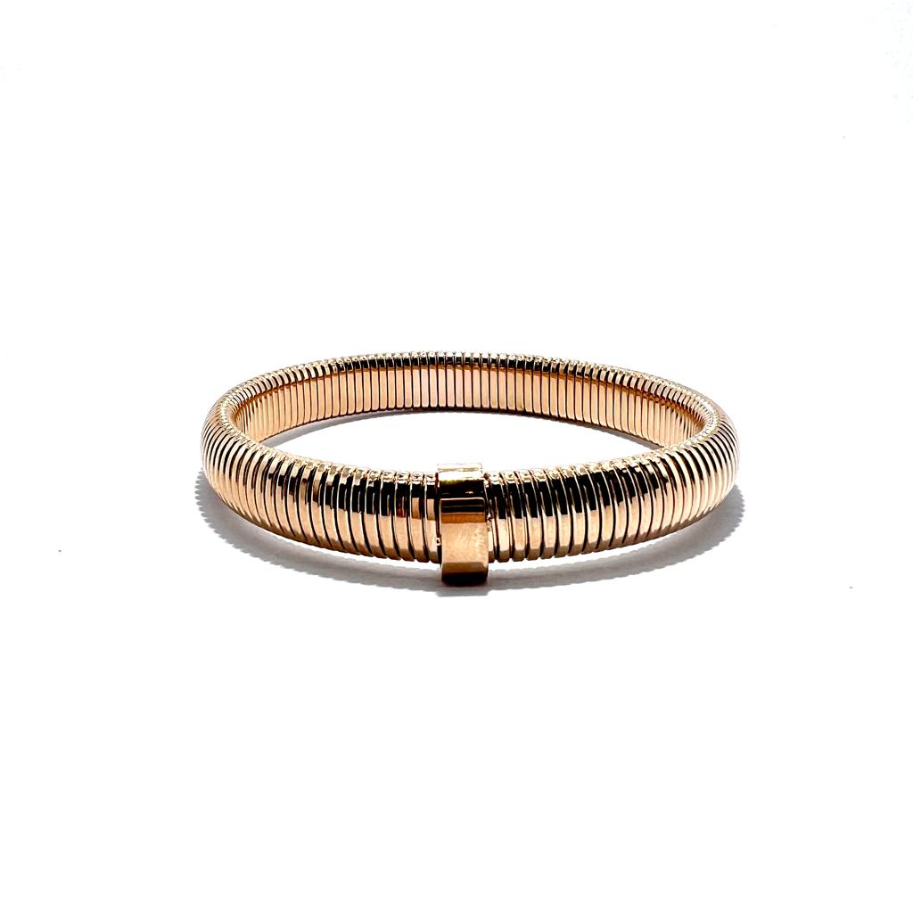 Bracciale Tubogas acciaio inossidabile Rosè
