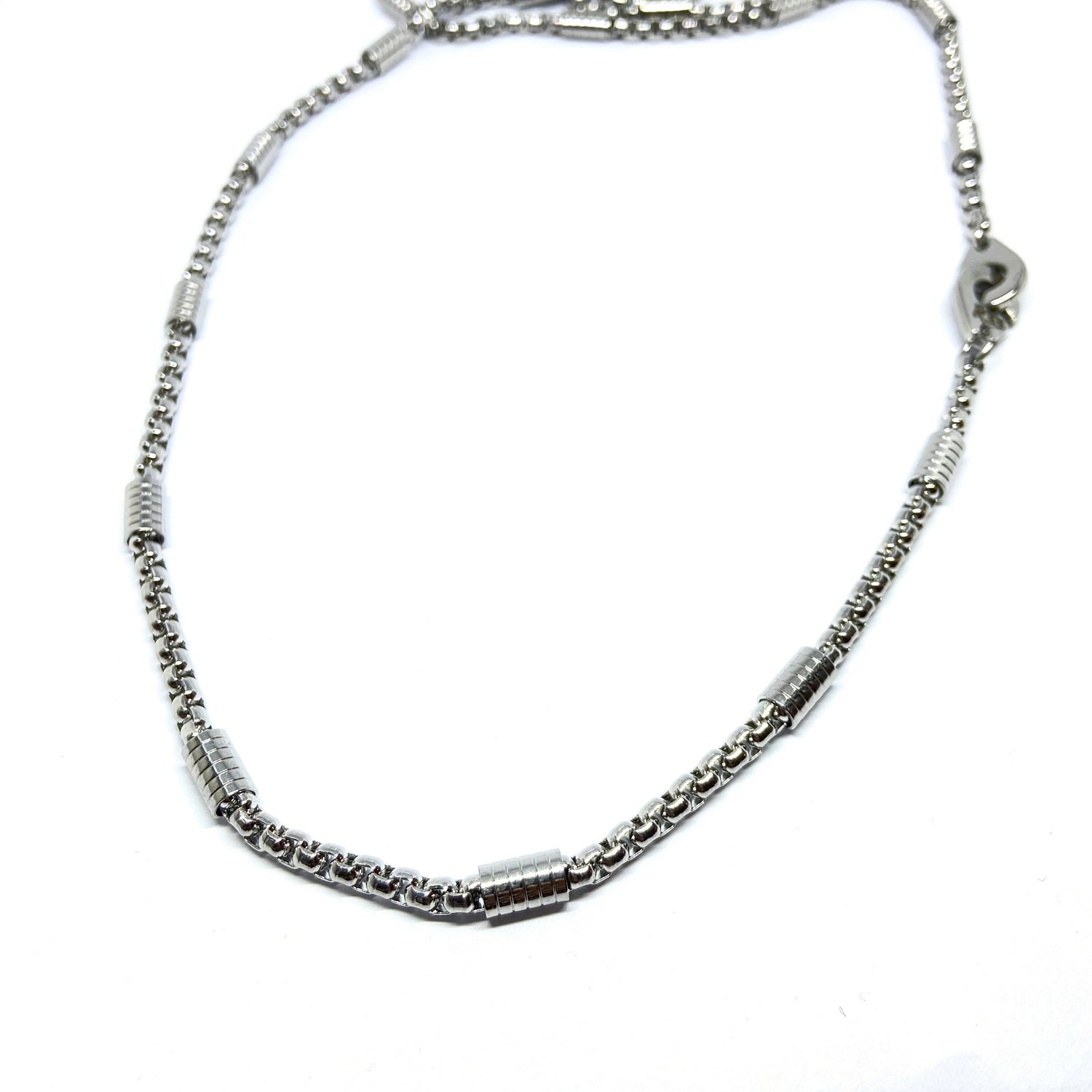 Collana Veneziana con Barilotti in Acciaio